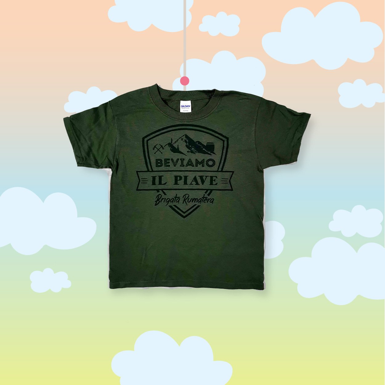 T-shirt bambino "Beviamo Il Piave"